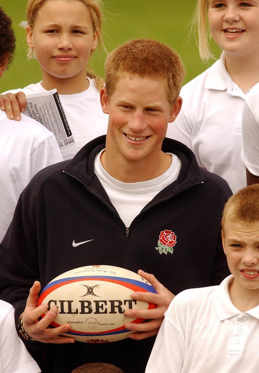 Prince Harry coached rugby