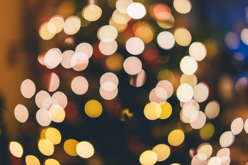 christmas, holiday, bokeh