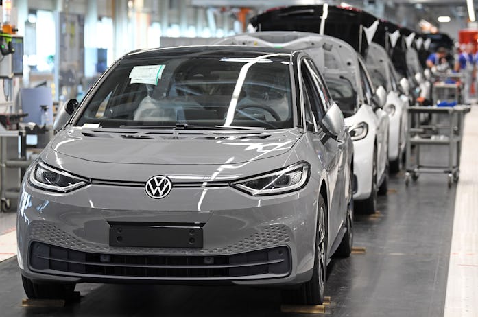 VW's electric ID.3 production line.
