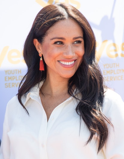 Markle rocked a gorgeous matte pink lip during her royal tour of South Africa.