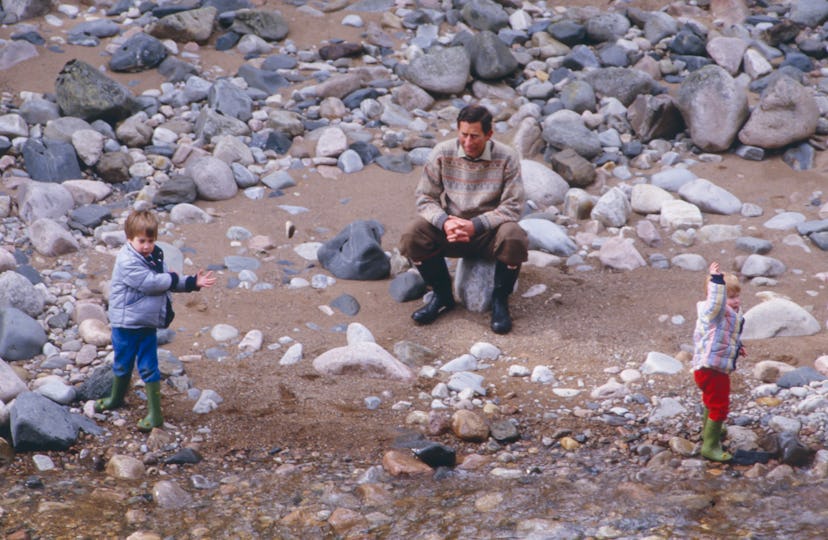 Prince Charles gets in bonding time with his sons.