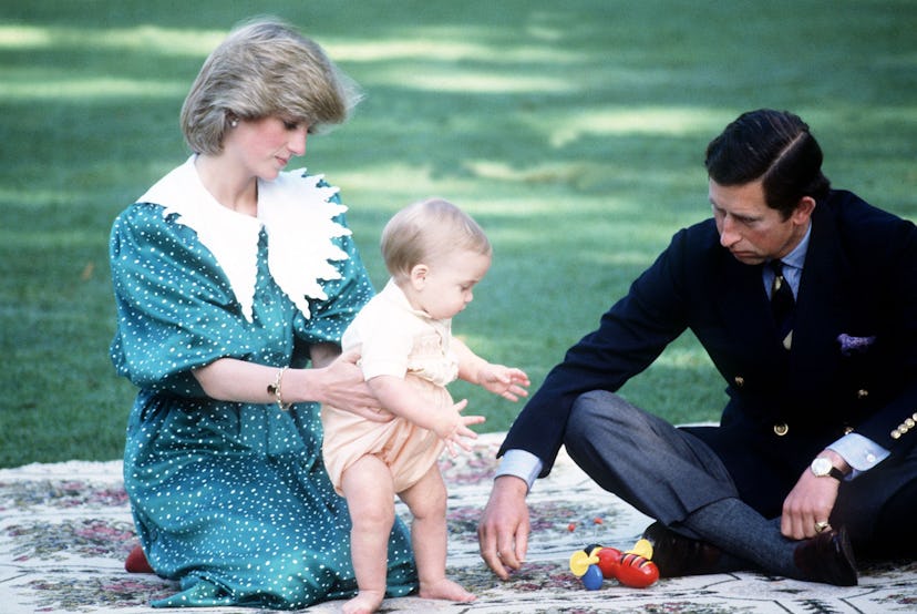 Prince William joined his parents in Australia as a baby.
