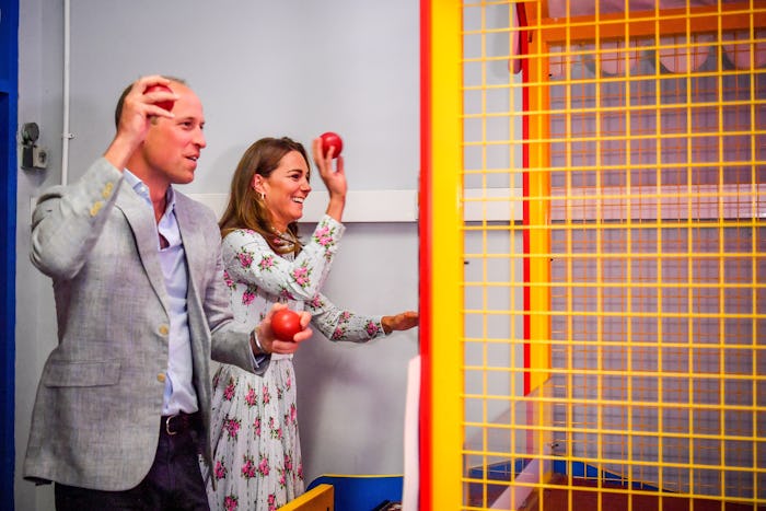 Kate Middleton and Prince William enjoyed a little arcade PDA.