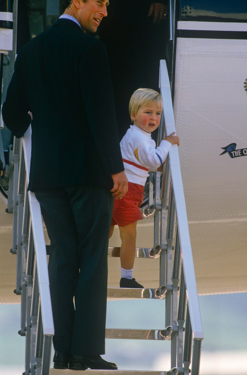 Prince William boards a plane