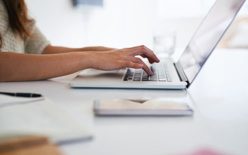 technology, typing, work