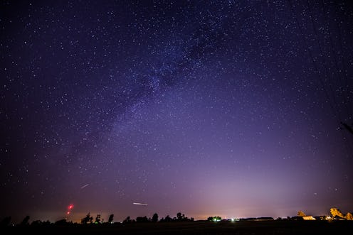 meteor shower, sky, space, night