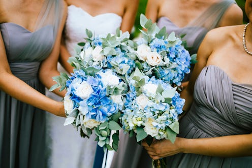 bridesmaids, wedding, flowers