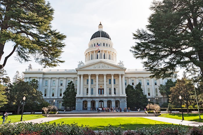 A California lawmaker brought her baby to the Assembly floor.