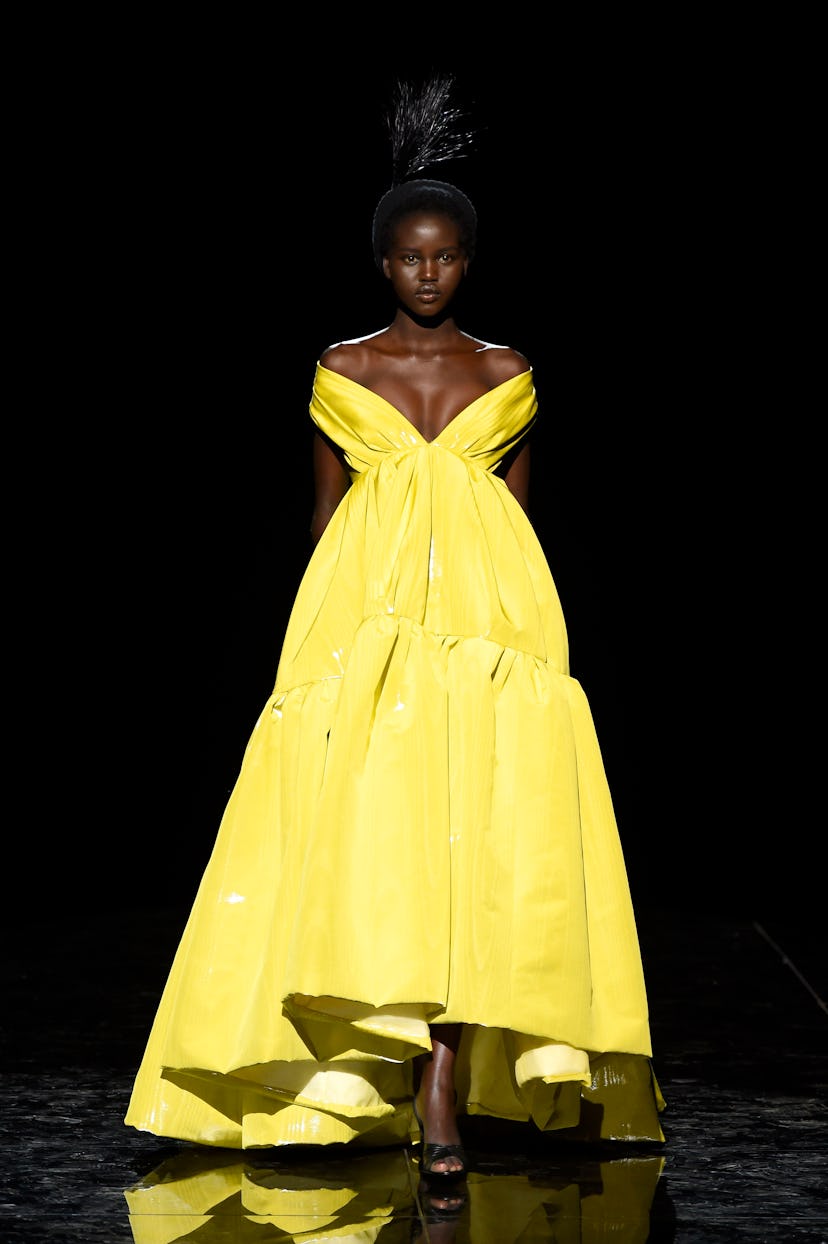 Adut Akech at Marc Jacobs Fall 2020 New York Fashion Week