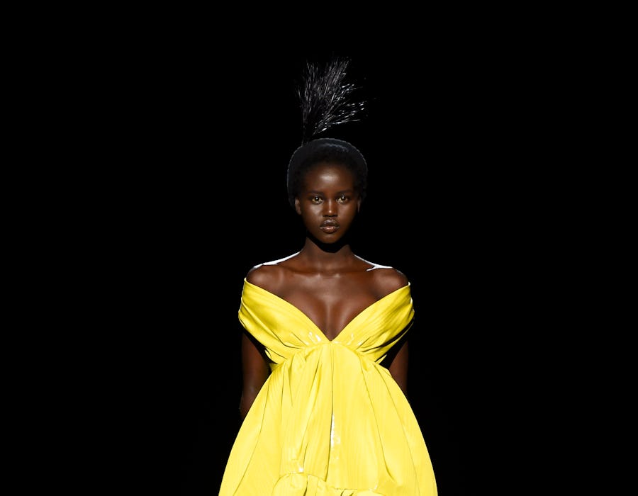 Adut Akech at Marc Jacobs Fall 2020 New York Fashion Week 