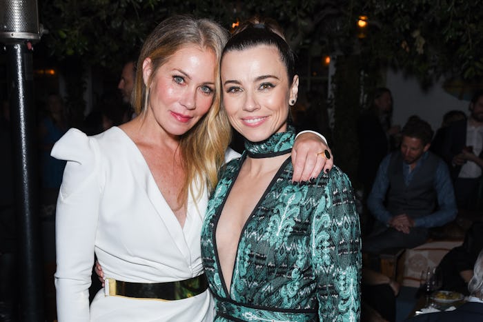 Linda Cardellini and Christina Applegate star in the Emmy nominated series, 'Dead To Me.'