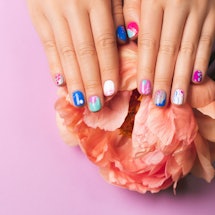 Multi-design nails will be popular in fall 2020.
