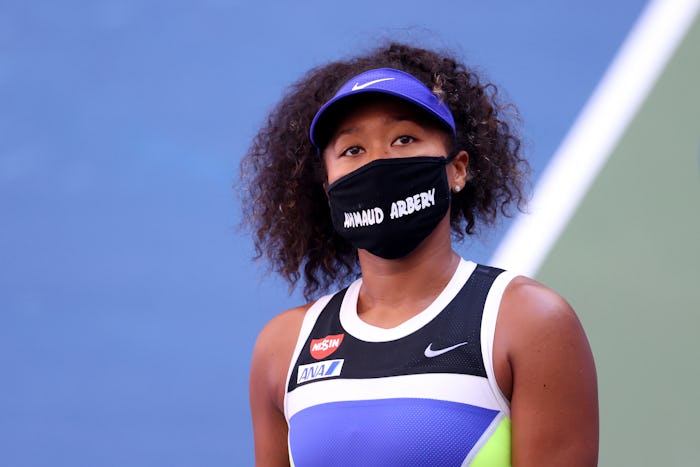 Tennis player Naomi Osaka's face masks with the names of victims of racial injustice have received b...