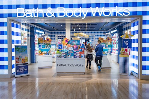 Bath & Body Works candles are buy one, get one free.