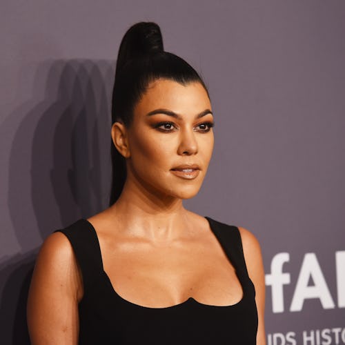 Kourtney Kardashian just made red-orange a fall lipstick shade