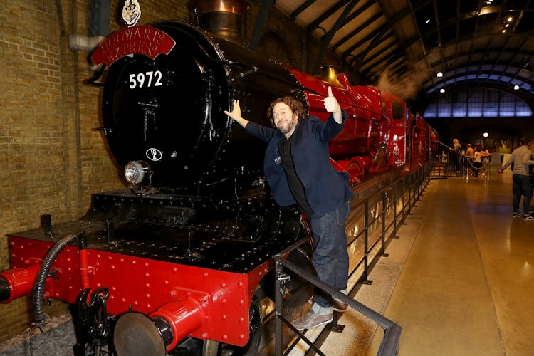 Dan with the Hogwarts Express.