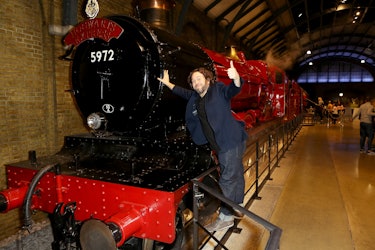 Dan with the Hogwarts Express.