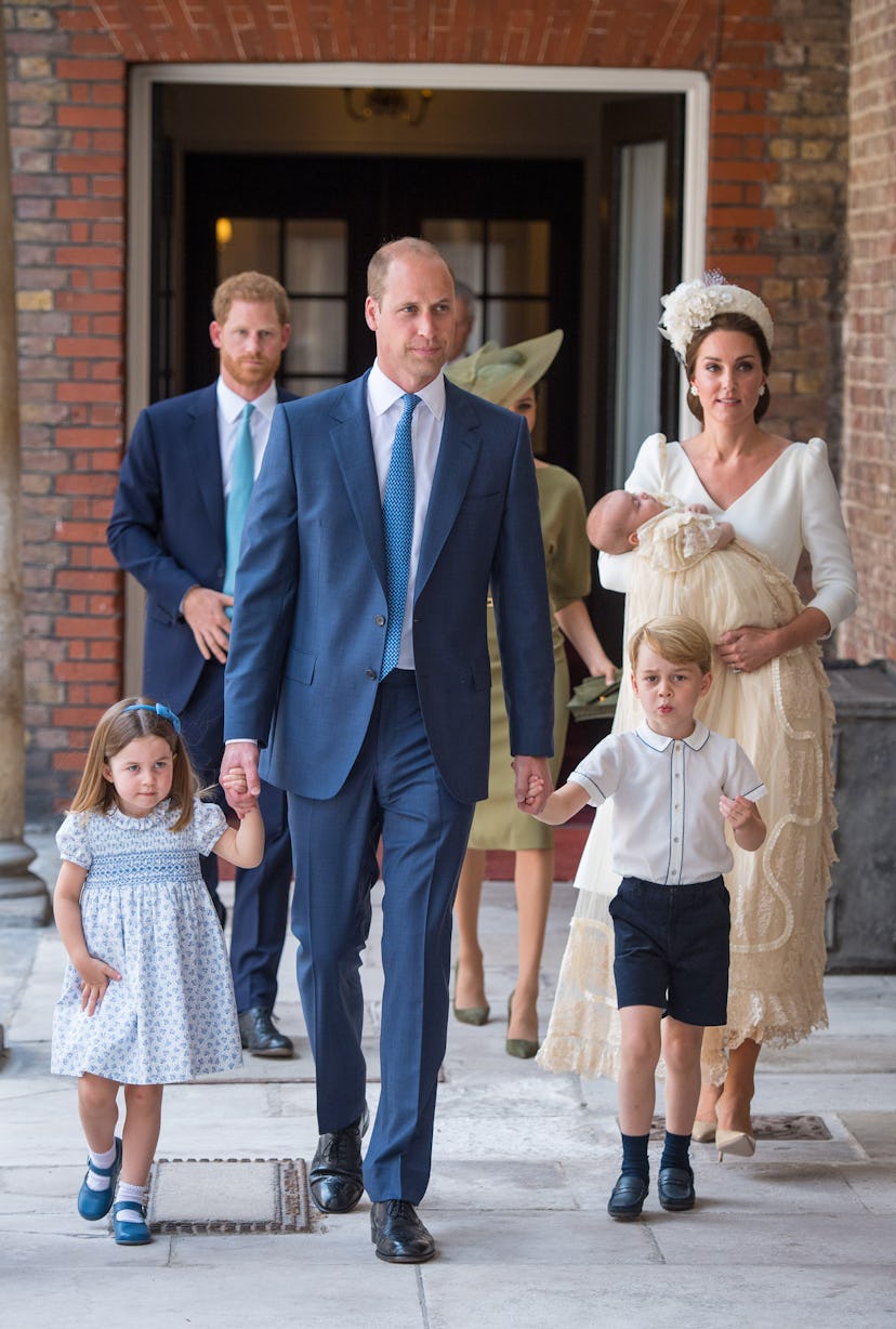 Princess Charlotte had no time for paparazzi at her brother's christening.