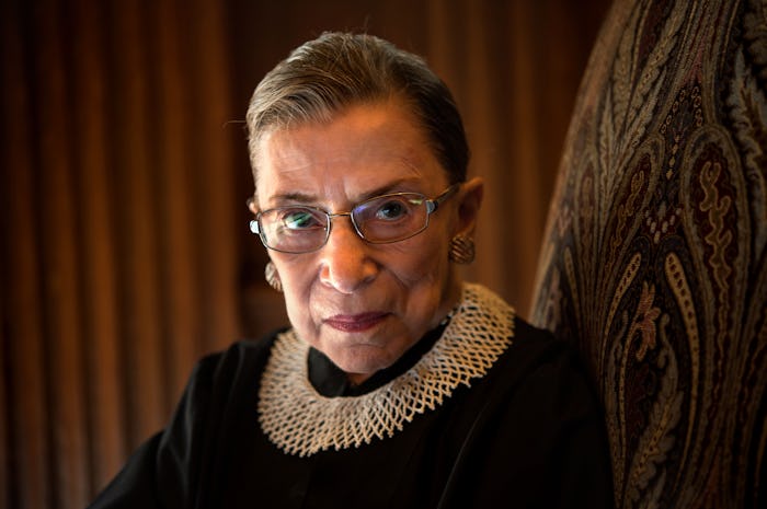 Ruth Bader Ginsburg, an associate justice of the Supreme Court of the United States posing for a pho...