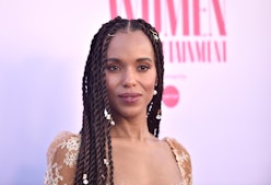 Kerry Washington's gorgeous 2020 Emmy Nails were made to match her outfit. 