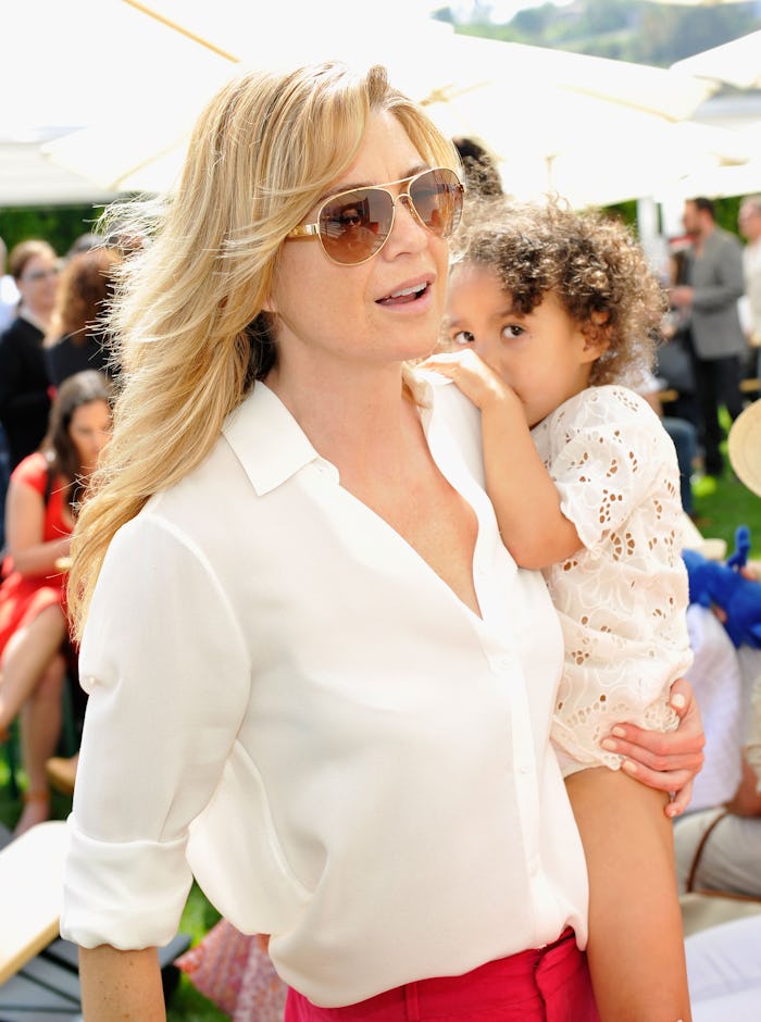 In a new interview with Bustle, actor Ellen Pompeo shares why she's voting with her kids beside her ...