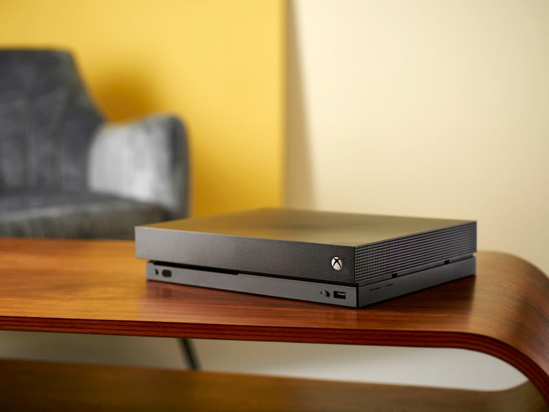 Microsoft's Xbox One X.