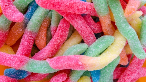 Sour candy can make your mouth hurt and teeth ache.