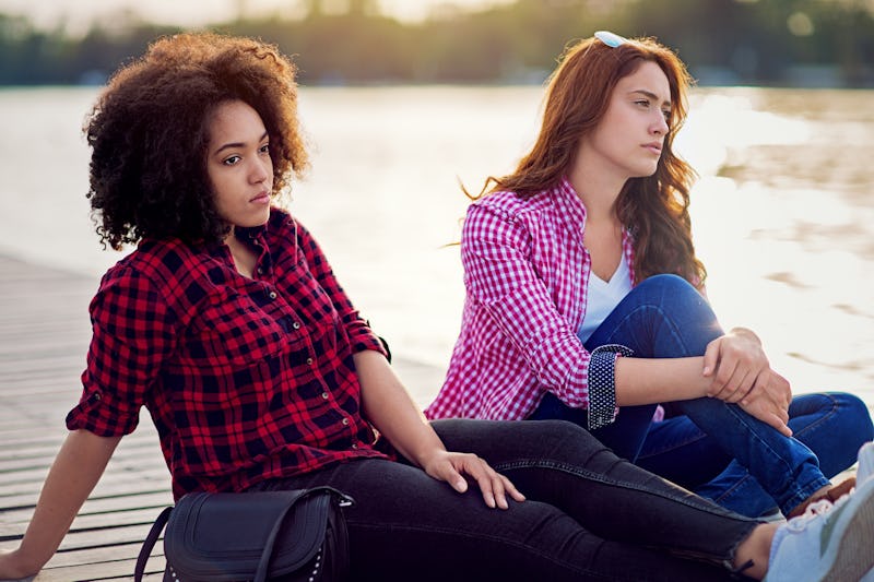 women, couple, friends