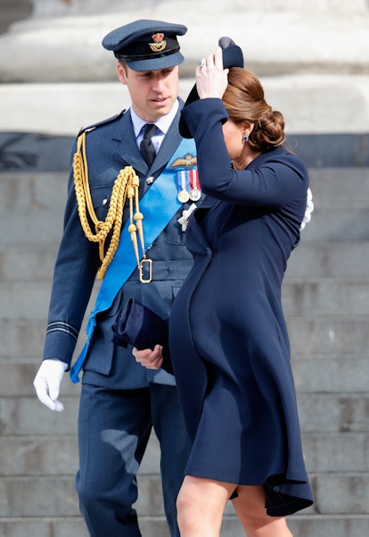Kate Middleton didn't hide her bump while pregnant. 