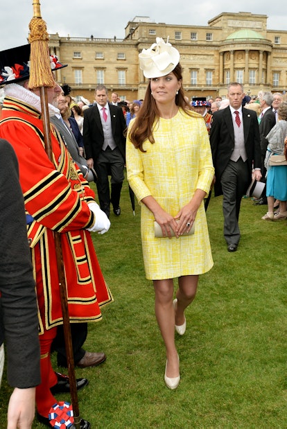 Kate Middleton wore bright colors while pregnant.