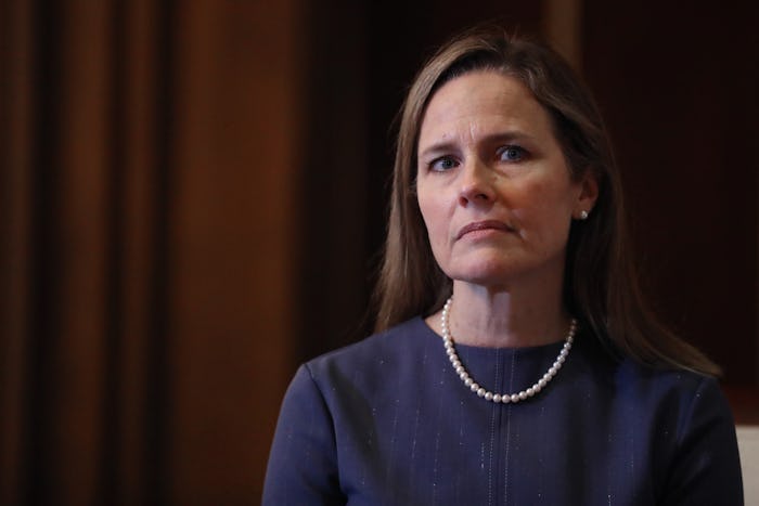 Amy Coney Barrett's views on Roe v. Wade have come under scrutiny since her nomination to the Suprem...