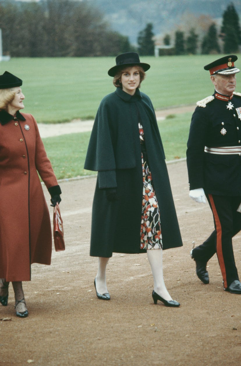 Princess Diana styled to the nines while pregnant with William.