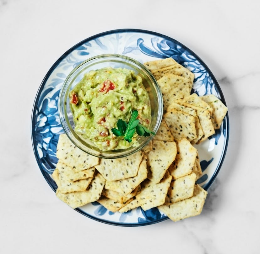 guacamole is an easy after-school snack kids can help make