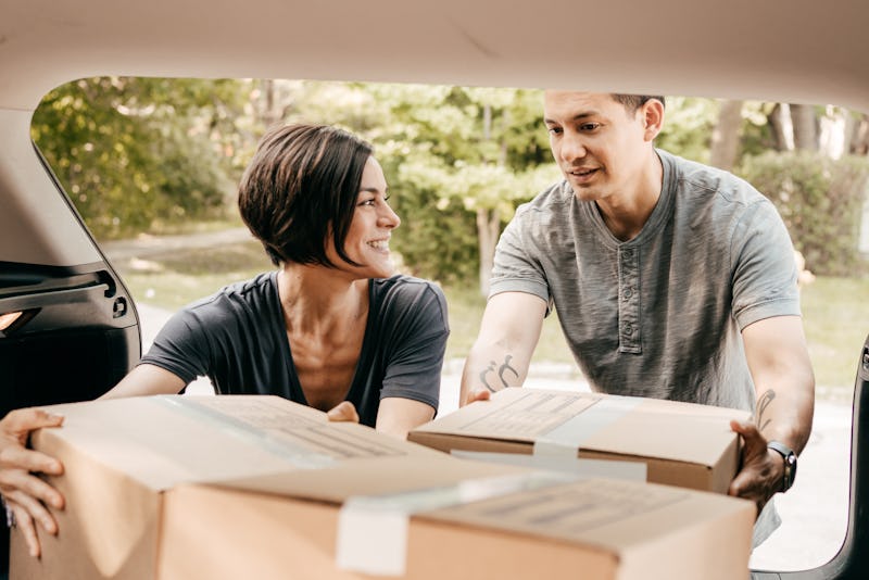 moving, couple