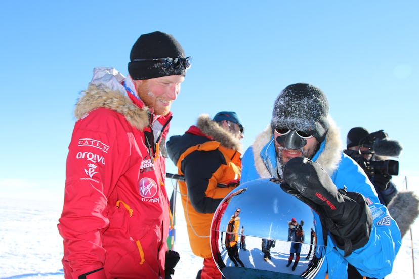 Prince Harry trekked to the South Pole