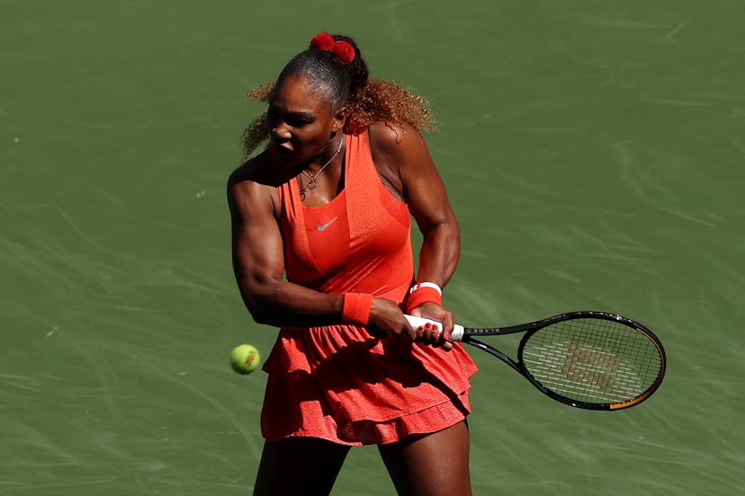 Williams is known to wear artistic manicures to her matches.