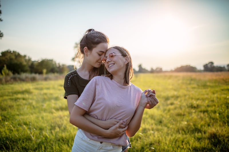 couple, affection, lgbt