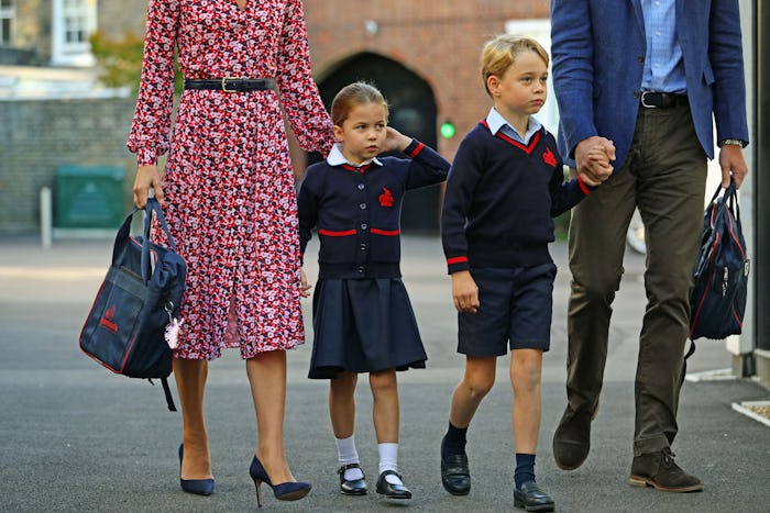 Prince William is relieved to see his older two kids go back to school.