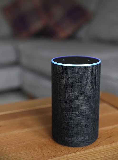 An Amazon Echo. How to create a morning routine with amazon alexa.
