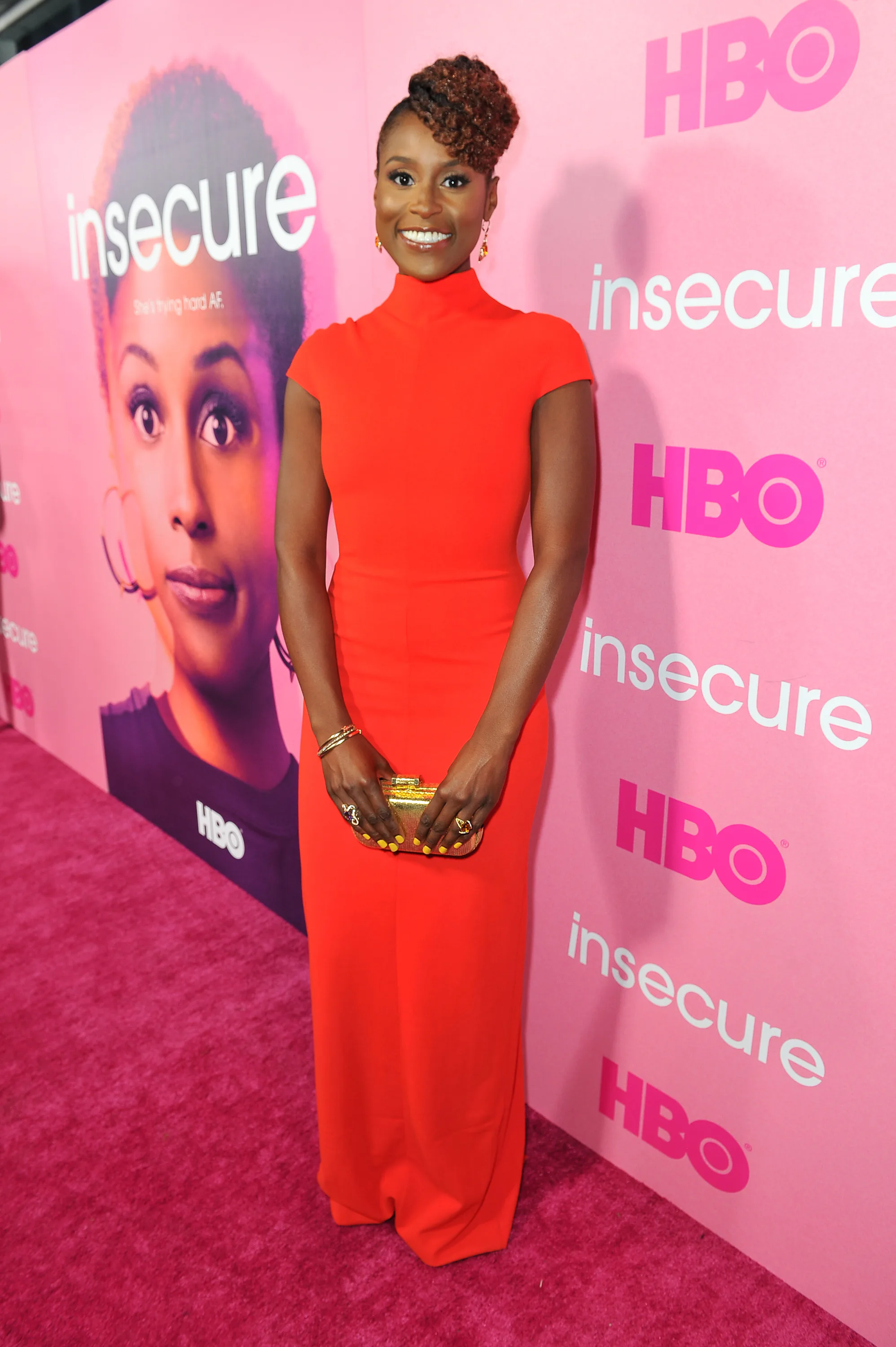 issa rae red dress I don't say this much, but in the words of Issa Rae and so many before us,  I'm proud of me. Happy Graduation day  #BETAwards
