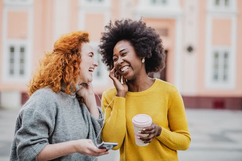friends, laughter
