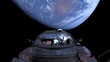 Starman on his journey.