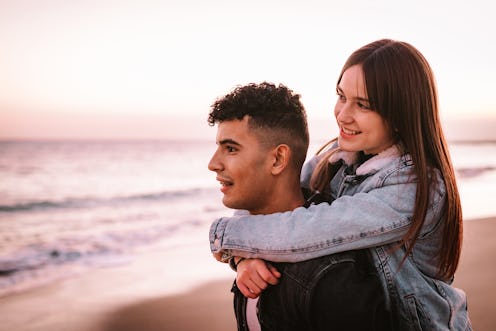 couple, beach