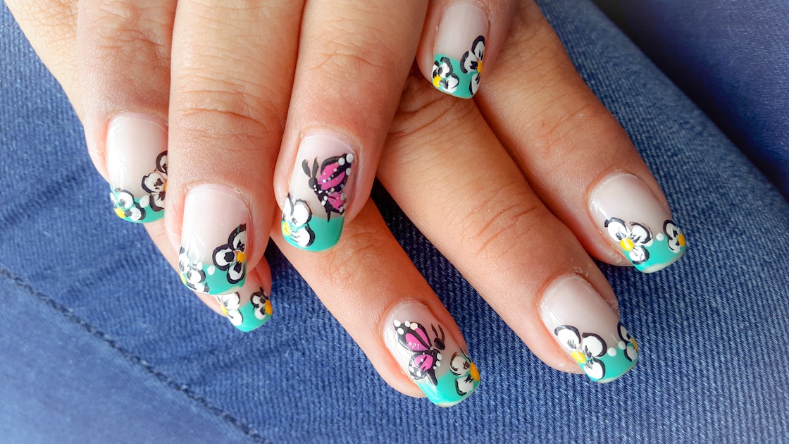 Cute Butterfly Nail Designs for Short Nails - wide 7