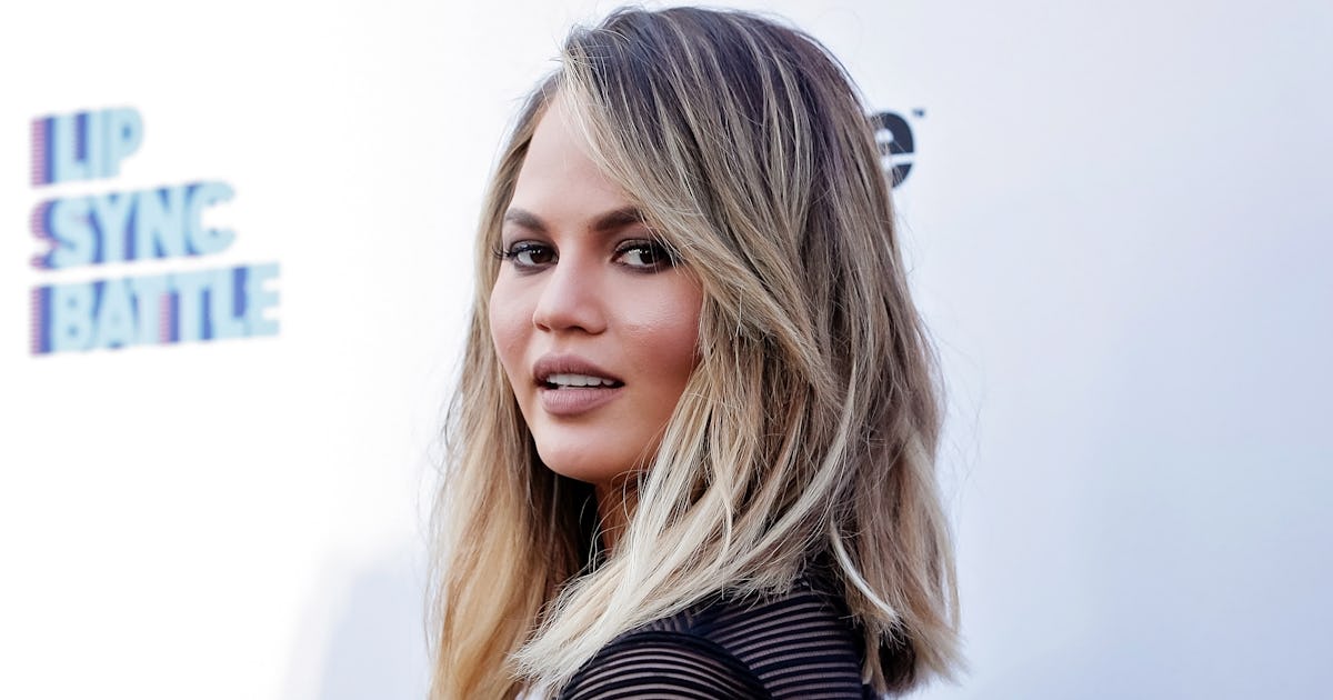 Image of article 'Chrissy Teigen Just Gave This Major '90s Lingerie Trend A Very 2021 Revamp'