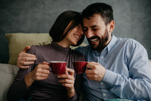 couple, laughter