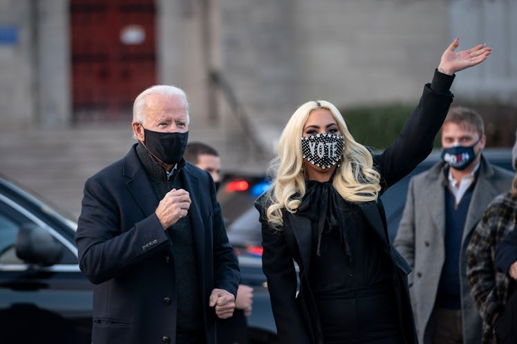 Joe Biden hits the campaign trail with Lady Gaga.