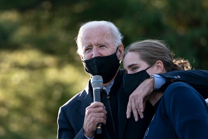 Joe Biden with granddaughter Maisy. 