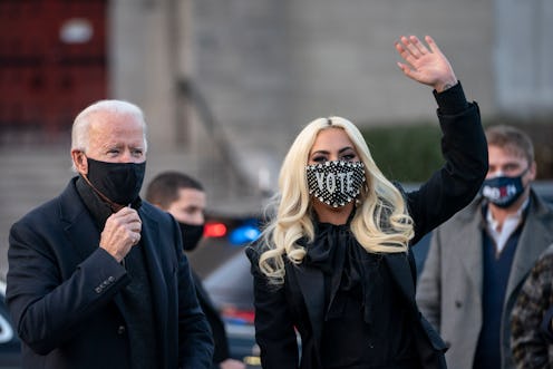Joe Biden and Kamala Harris' 2021 inauguration. Photo via Getty Images