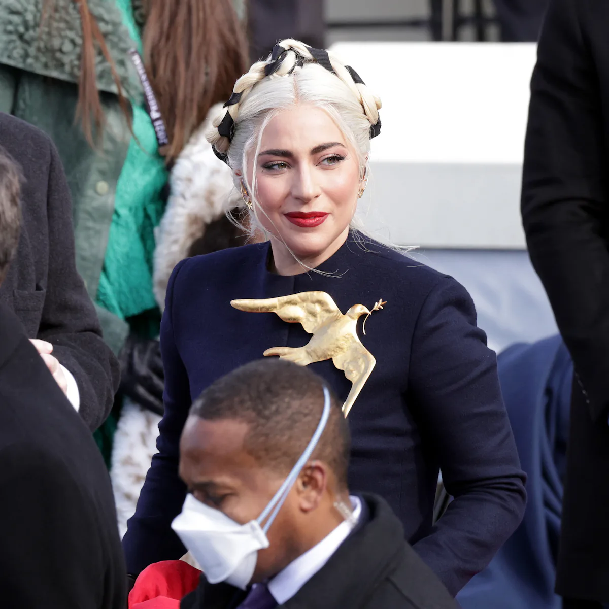 lady gaga dress inauguration 2021 Schiaparelli Designer Talks Dressing Lady Gaga for the Inauguration